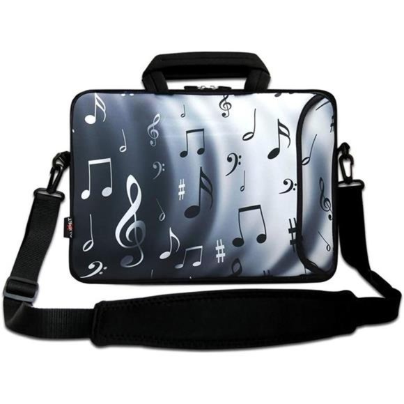 16 16.5 17-17.3-Inch Water Resistant Neoprene Sleeve Notebook Neoprene Messenger